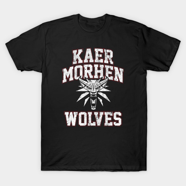 Kaer Morhen Wolves (Variant) T-Shirt by huckblade